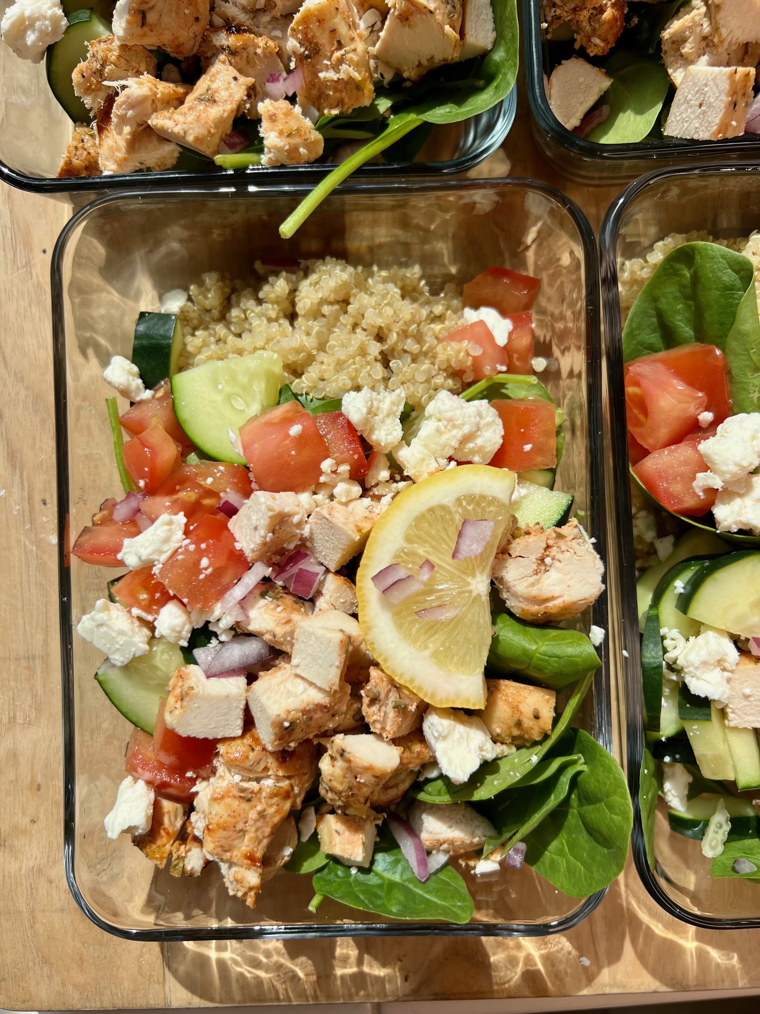 Greek Chicken Power Bowl + Quinoa - stokedathome.com