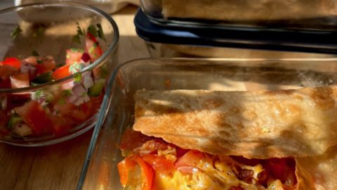 Sheet Pan Beef Quesadillas - The Country Cook