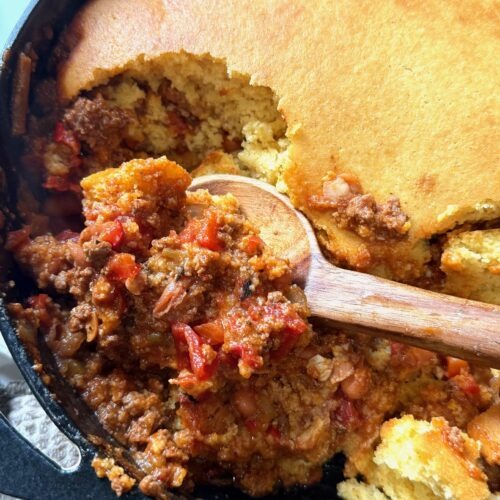 chili and cornbread